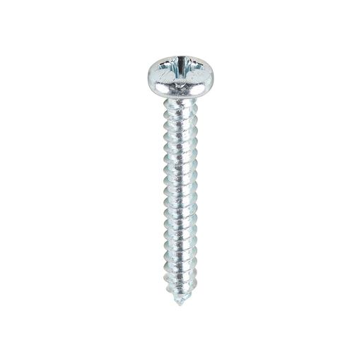 TIMCO Self-Tapping Screws - PZ - Pan - Zinc (6 x 1, Box of 200)