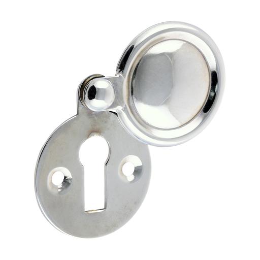 TIMCO Pair Of Traditional Pattern Escutcheon - Polished Chrome (32mm, TIMpac of 1)