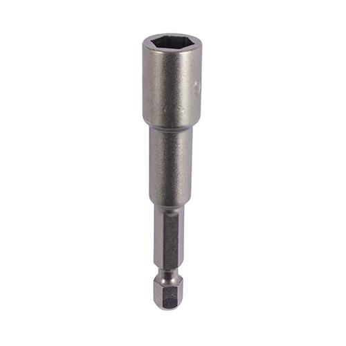TIMCO Magnetic Socket Driver Bits - Hex (5/16 x 65, Small Jar of 15)