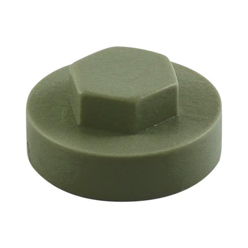 TIMCO Hex Head Cover Caps - Svelte Grey (16mm, Bag of 1000)