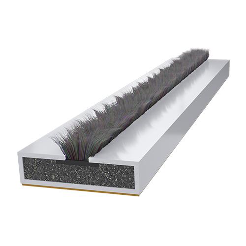 TIMCO Intumescent Fire & Smoke Seals - Door Pack - White (10 x 4 x 1050mm, Bag of 5)