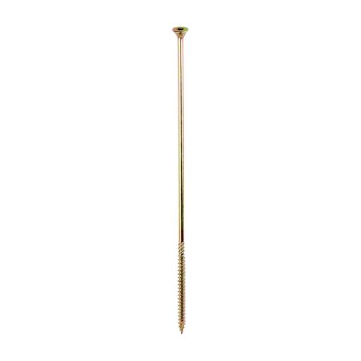 TIMCO C2 Clamp-Fix - TX - Double Countersunk With Ribs - Twin-Cut - Yellow (6.0 x 250, Box of 100)
