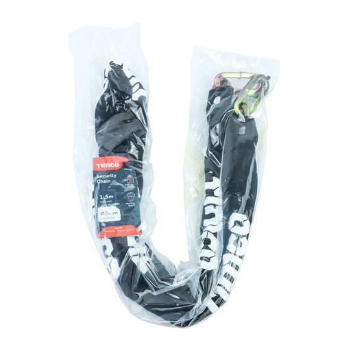 TIMCO Hex Steel Security Chain (8mm x 1.5m, Bag of 1)