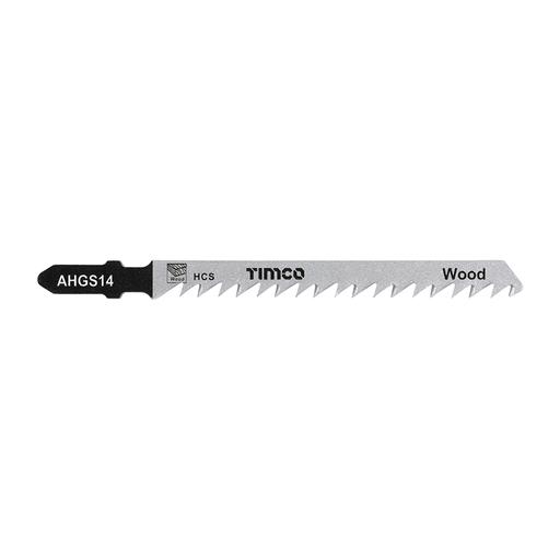 TIMCO Jigsaw Blades - Wood Cutting - Hcs Blades - T144D (Pack of 5)