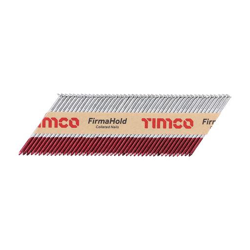 TIMCO Firmahold Collated Clipped Head Nails - Trade Pack - Ring Shank - Firmagalv (2.8 x 63, Box of 3300)