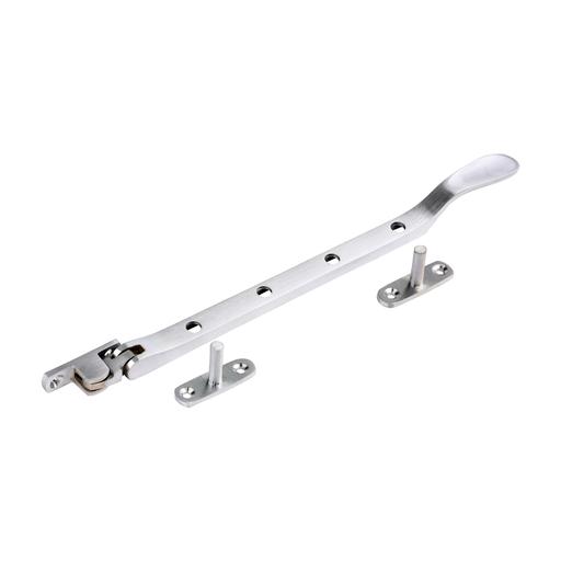 TIMCO Victorian Pattern Casement Stay - Satin Chrome (240mm, Bag of 1)
