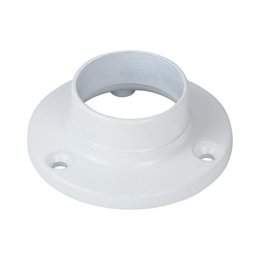 TIMCO End Socket - For Round Tube - White (25mm, Bag of 2)