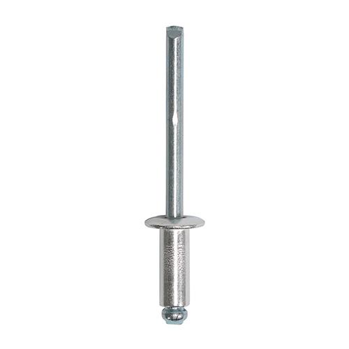 TIMCO Rivets - Dome Head - Aluminium (4.8 x 12, Box of 500)