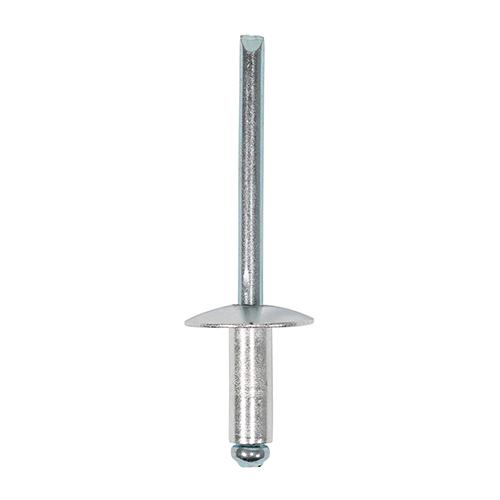 TIMCO Rivets - Flange Head - Aluminium (4.8 x 12, Box of 250)