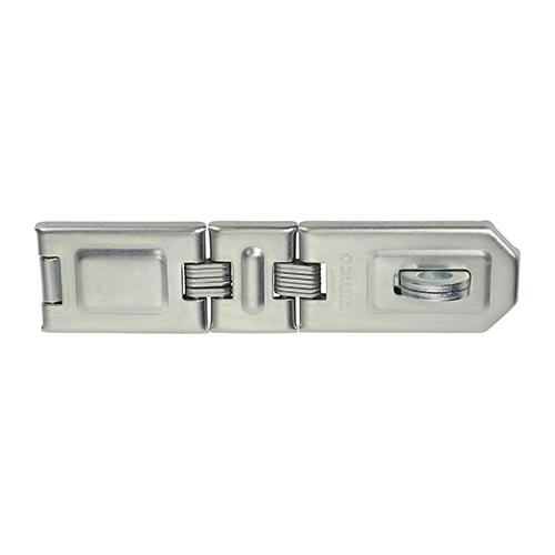 TIMCO Double Hinged Hasp & Staple - Zinc (200mm, Blister Pack of 1)