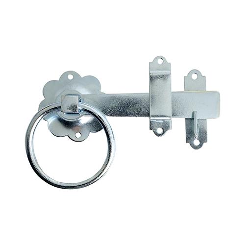 TIMCO Ring Gate Latch - Plain - Zinc (6, TIMbag of 1)
