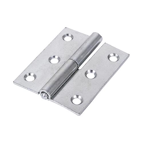 TIMCO Lift Off Hinge (457) - Right Hand - Zinc (75 x 62, Plain Bag of 1)