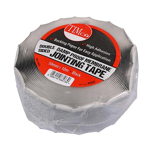 TIMCO Double Sided Damp Proof Membrane Jointing Tape (10m x 50mm, Roll of 1)
