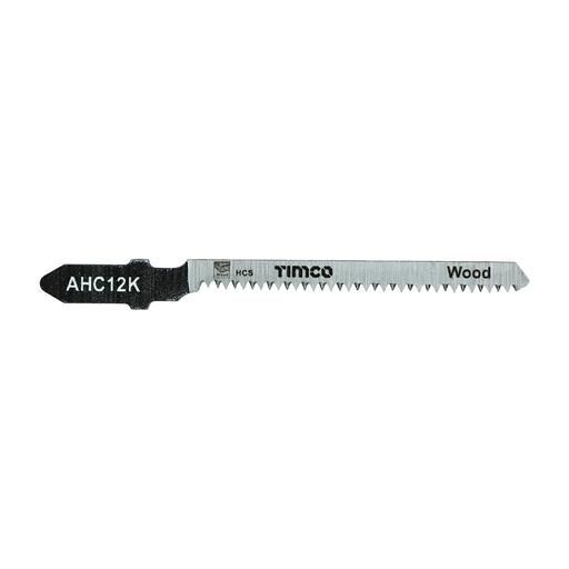 TIMCO Jigsaw Blades - Wood Cutting - Hcs Blades - T101Ao (Pack of 5)