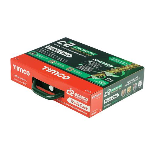 TIMco C2 Classic Screws Trade Case, 1800pk