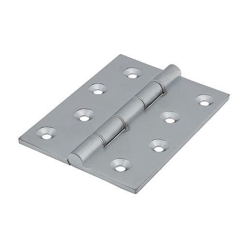 TIMCO Double Stainless Steel Washered Butt Hinge - Solid Brass - Satin Chrome (102 x 75, Box of 1)