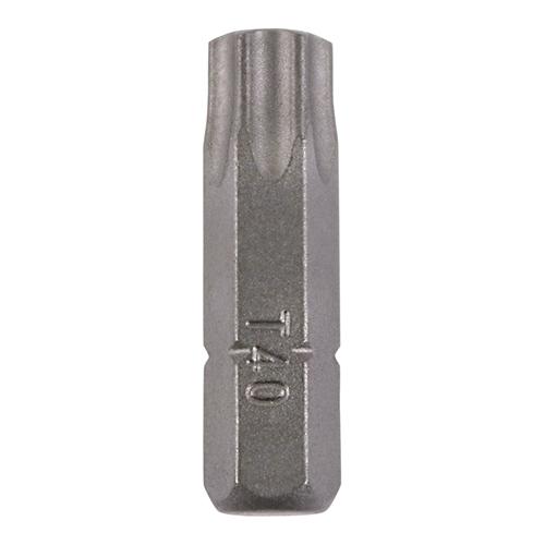 TIMCO S2 Driver Bits - TX (TX40 x 25, Blister Pack of 10)