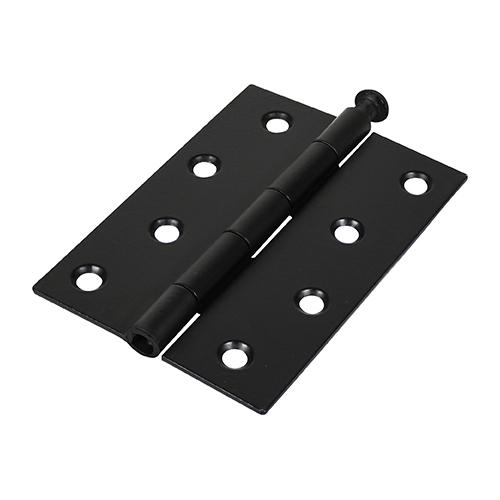 TIMCO Plain Butt Hinge - Loose Pin (1840) - Black (100 x 71, Plain Bag of 1)