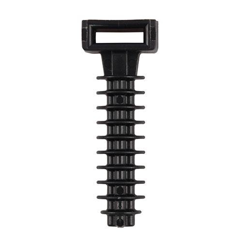 TIMCO Cable Tie Plugs - Black (8.0 x 40, Bag of 100)