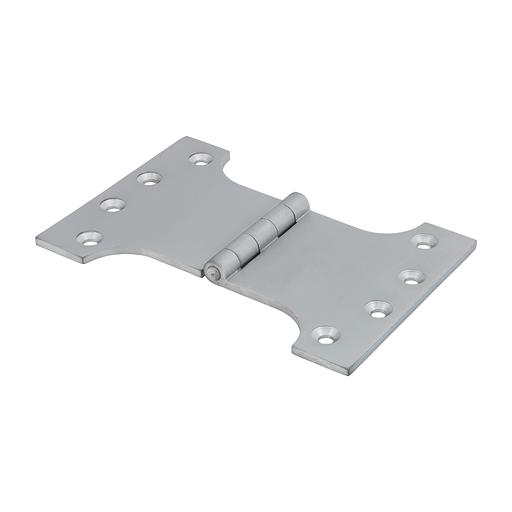 TIMCO Parliament Hinge (488) - Solid Brass - Satin Chrome (102 x 150, Box of 1)