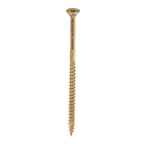 TIMCO C2 Clamp-Fix - TX - Double Countersunk With Ribs - Twin-Cut - Yellow (5.0 x 100, Tub of 300)