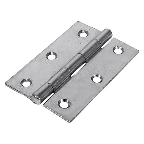 TIMCO Plain Butt Hinge - Fixed Pin (1838) - Zinc (90 x 60, Plain Bag of 1)