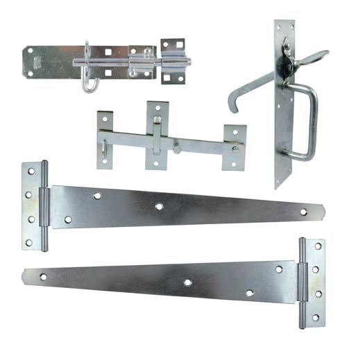 TIMCO Side Gate Kit - Suffolk Latch - Zinc (18, TIMbag of 1)