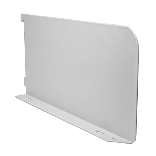 TIMCO Twin Slot Shelf End - White (300mm, Bag of 1)
