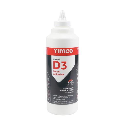 TIMCO Internal D3 Wood Adhesive (1L, Bottle of 1)