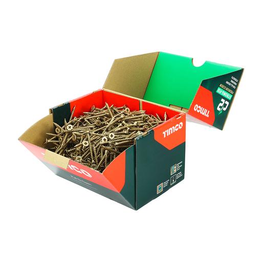TIMCO C2 Strong-Fix - PZ - Double Countersunk - Twin-Cut - Yellow (5.0 x 50, Box of 1000)