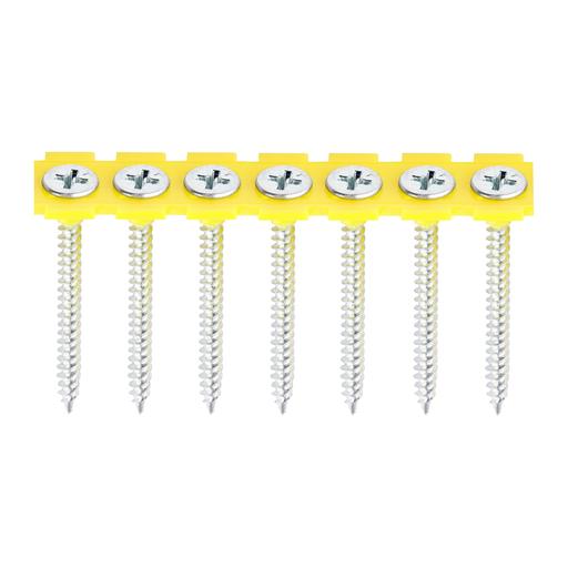 TIMCO Collated Drywall Screws - PH - Bugle - Fine Thread - Zinc (3.5 x 42, Box of 1000)
