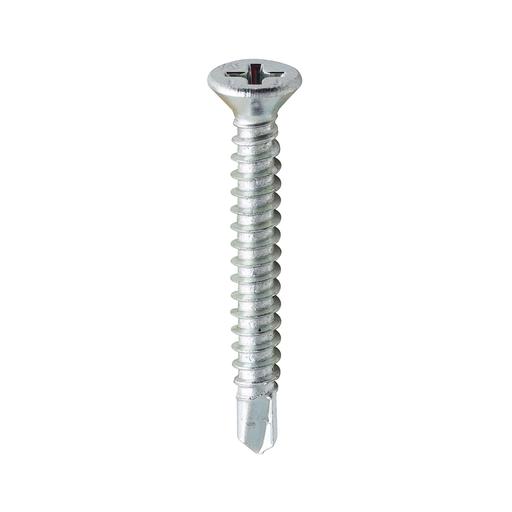 TIMCO Window Fabrication Screws - Countersunk - PH - Self-Tapping - Self-Drilling Point - Zinc (3.9 x 32, Box of 1000)