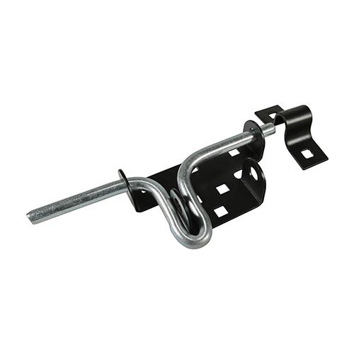 TIMCO Slide Action Padbolt - Black (7 5/16, Plain Bag of 1)