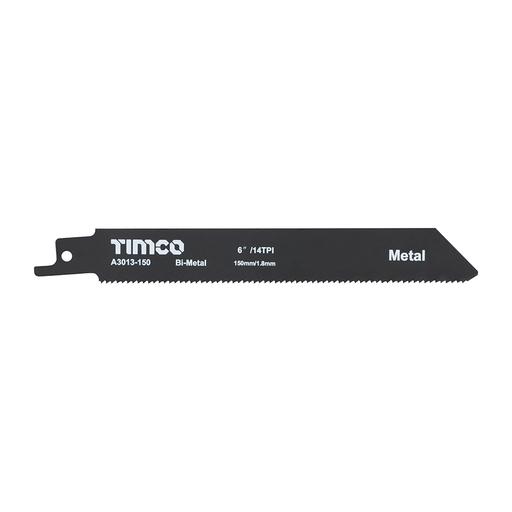 TIMCO Reciprocating Saw Blades - Metal Cutting - Bi-Metal - S922Bf (Pack of 5)