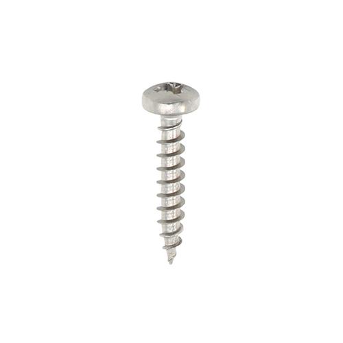 TIMCO Classic Multi-Purpose Screws - PZ - Pan Head - A2 Stainless Steel (3.5 x 16, Box of 200)