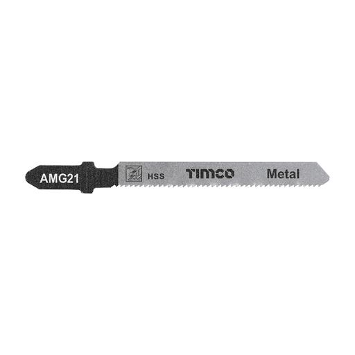 TIMCO Jigsaw Blades - Metal Cutting - HSS Blades - T218A (Pack of 5)