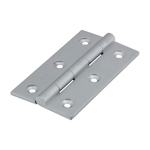 TIMCO Solid Drawn Hinge - Solid Brass - Satin Chrome (75 x 40, Bag of 1)