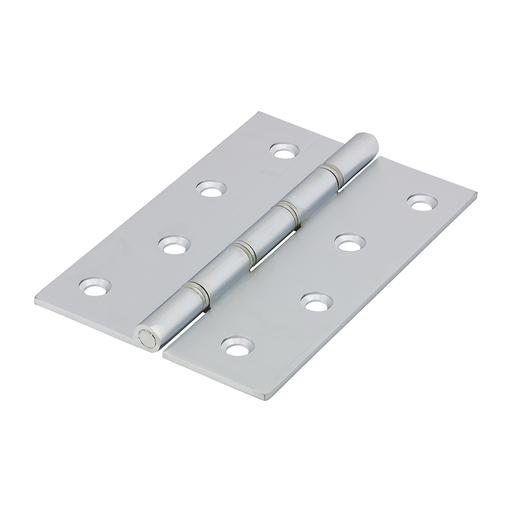TIMCO Double Steel Washered Butt Hinge - Solid Brass - Satin Chrome (102 x 67, TIMbag of 1)