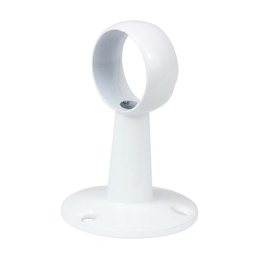 TIMCO Centre Bracket - For Round Tube - White (25mm, TIMpac of 1)