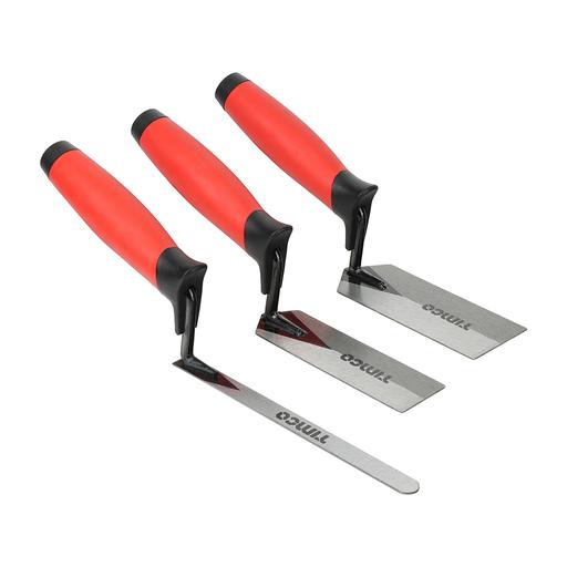 TIMCO Margin Trowel Set (3pcs, Blister Pack of 3)