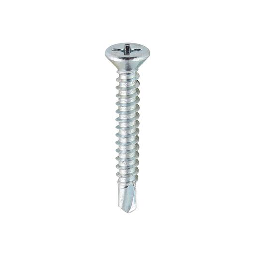TIMCO Window Fabrication Screws - Countersunk - PH - Self-Tapping - Self-Drilling Point - Zinc (3.9 x 29, Box of 1000)