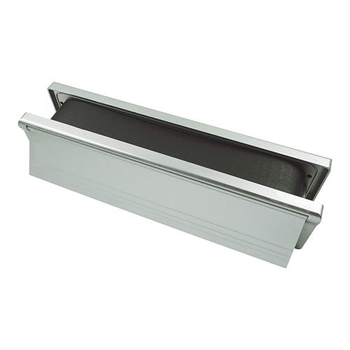 TIMCO Intumescent Letterbox - Satin Anodised Aluminium - Silver Frame (305 x 70, Box of 1)