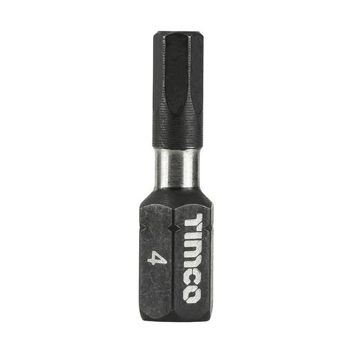 TIMCO Impact Driver Bits - Hex (4.0 x 25, Handy Bit Pack of 10)