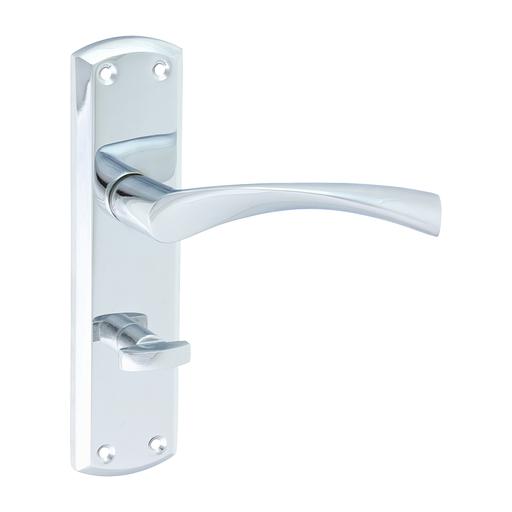 TIMCO Zeta Bathroom Handles - Polished Chrome (175 x 45, Blister Pack of 1)