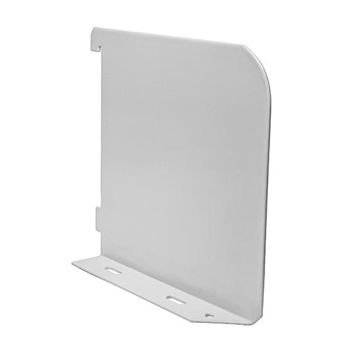 TIMCO Twin Slot Shelf End - White (150mm, Bag of 1)