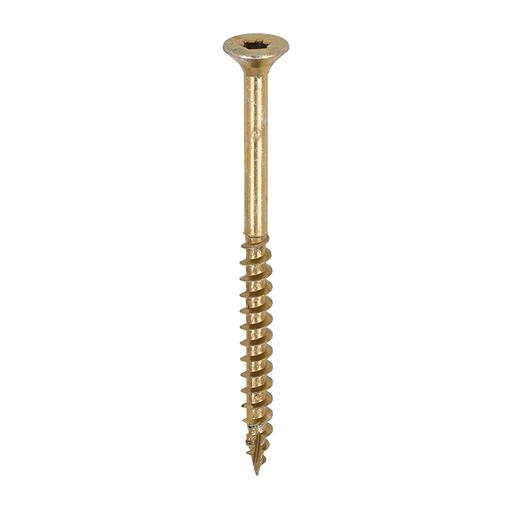 TIMCO C2 Clamp-Fix - TX - Double Countersunk With Ribs - Twin-Cut - Yellow (5.0 x 70, Tub of 375)