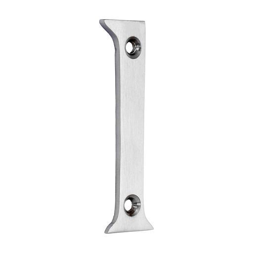 TIMCO Door Numeral 1 - Satin Chrome (75mm, TIMpac of 1)