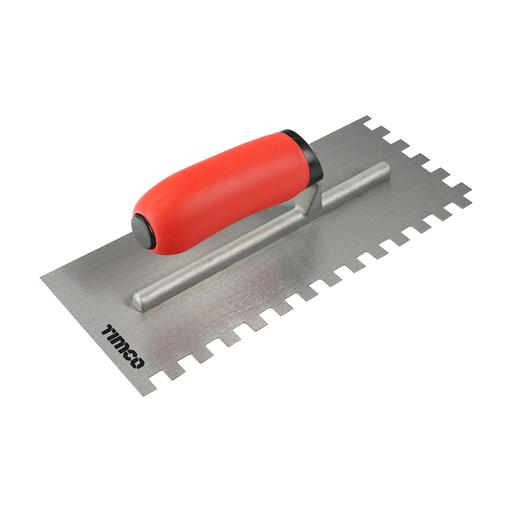 TIMCO Adhesive Trowel - Square Notch (10mm, Backing Card of 1)