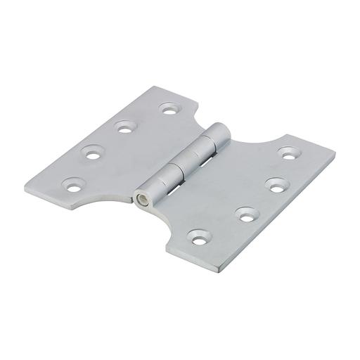 TIMCO Parliament Hinge (488) - Solid Brass - Satin Chrome (102 x 100, Box of 1)