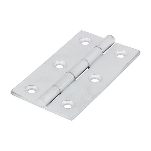 TIMCO Solid Drawn Hinge - Solid Brass - Satin Chrome (64 x 35, Bag of 1)